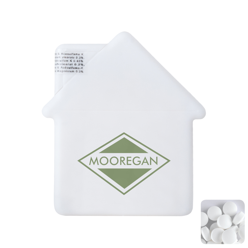 House mint card with sugar free mints CX0231_002 (White)