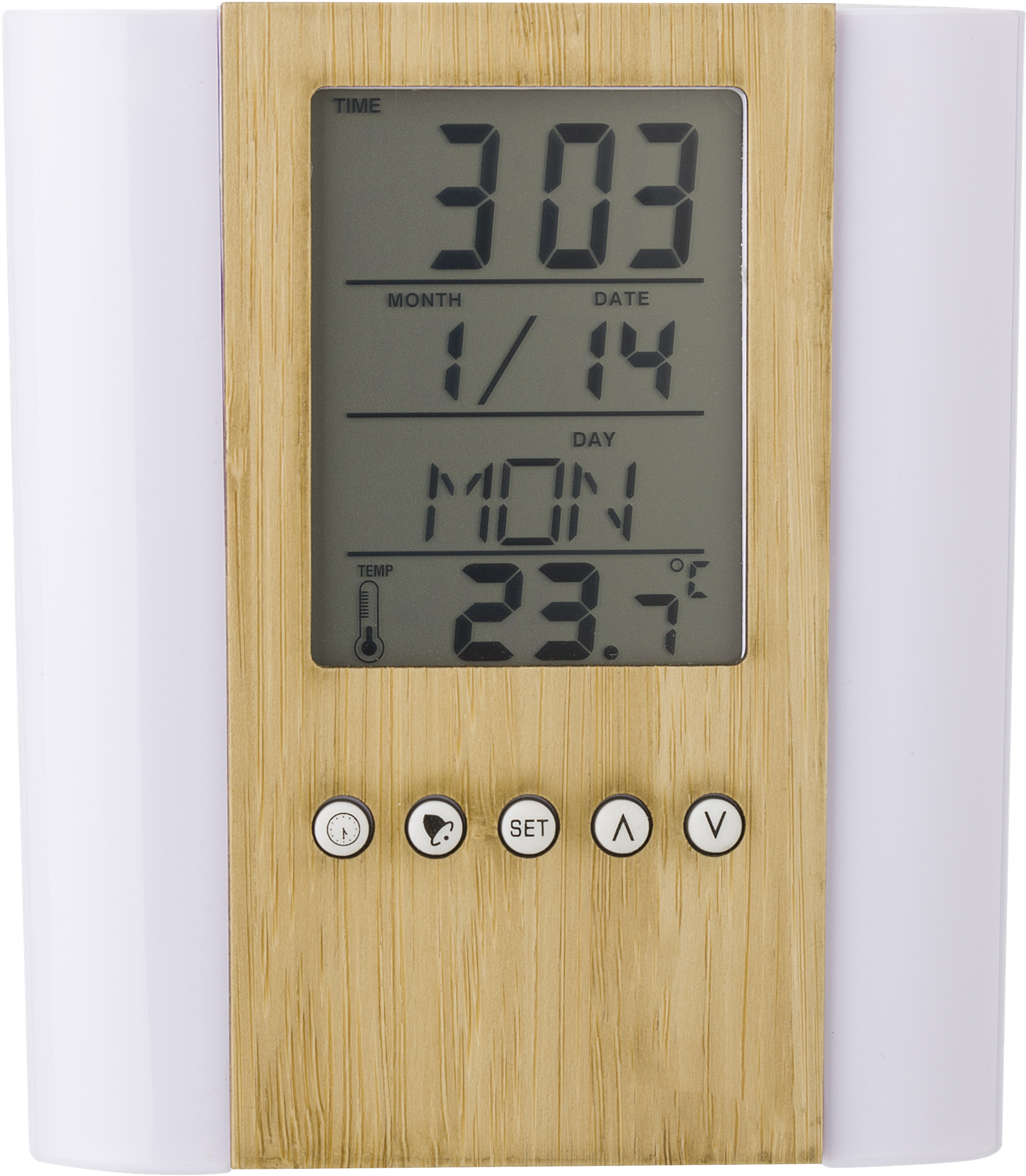 Picture of Bamboo clock and  pen holder