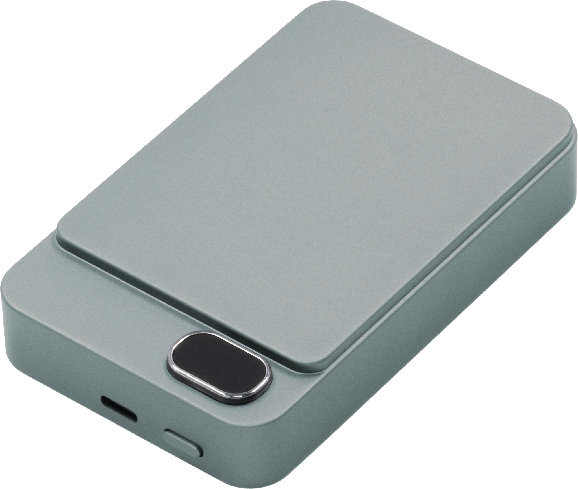 Picture of BrandCharger recycled aluminium wireless power bank. (10000 mAh)