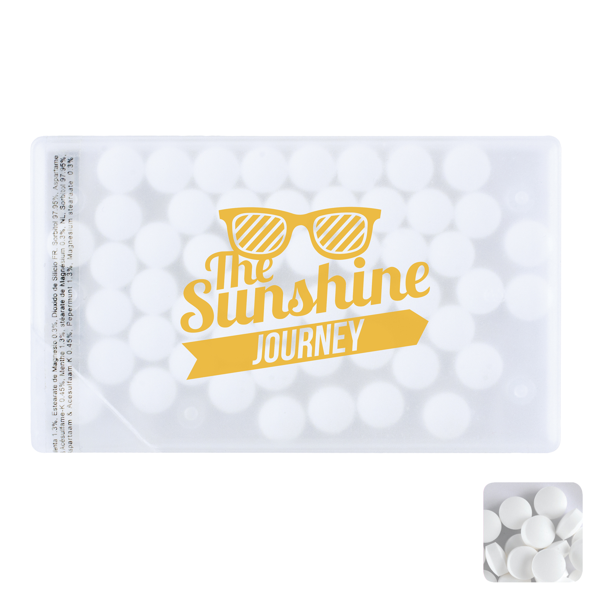 Picture of Mint card with sugar free mints