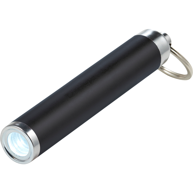LED flashlight with key ring 8297_001 (Black)
