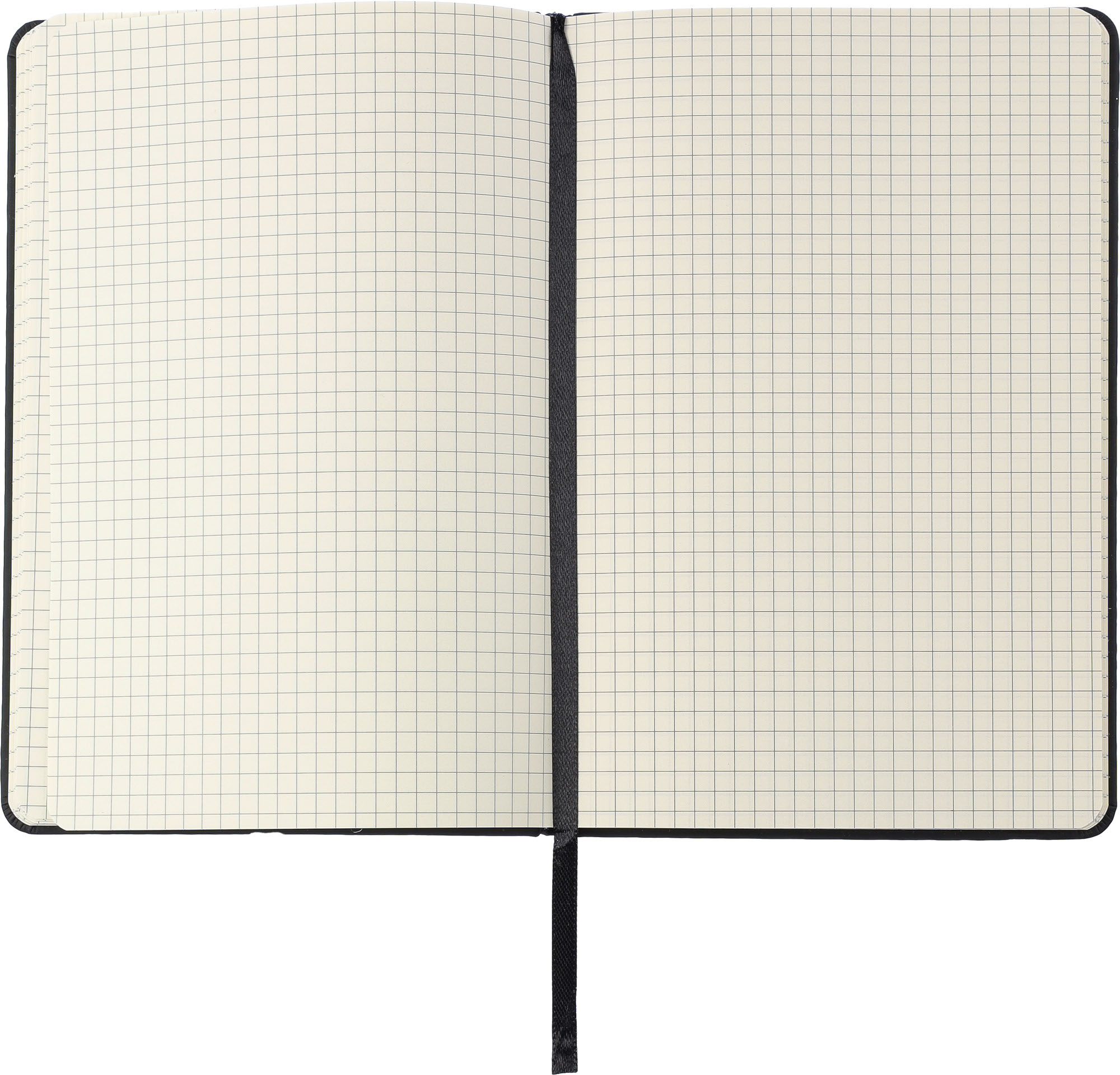 Picture of PU notebook (A5) with grid square pages