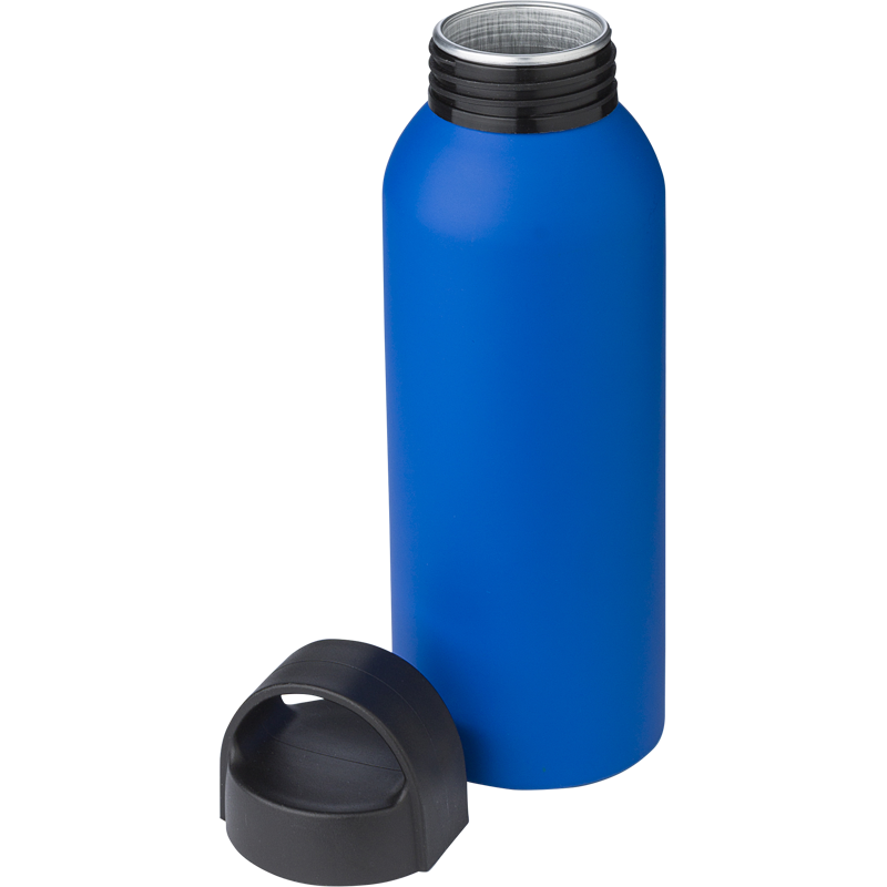 Recycled aluminium single walled bottle (500ml) 965865_023 (Cobalt blue)
