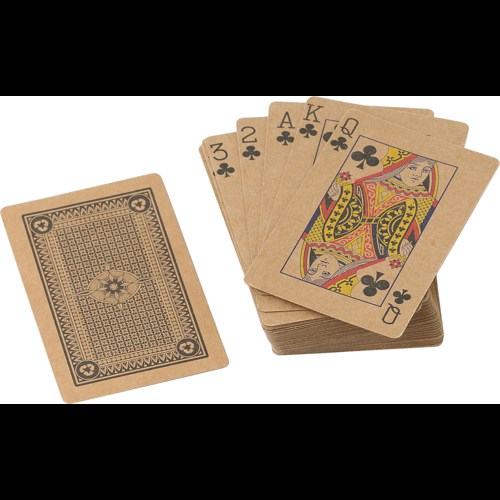 Recycled paper playing cards