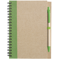 Notebook with ballpen 2715_029 (Light green)