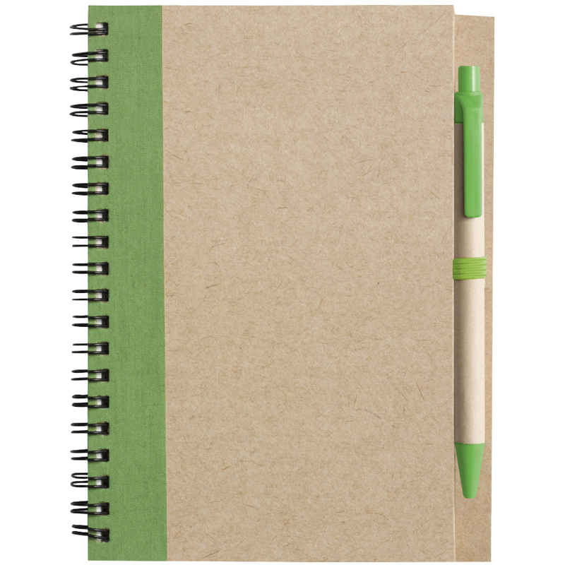 Notebook with ballpen 2715_029 (Light green)