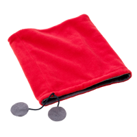 Fleece neck warmer and beanie 8499_008 (Red)