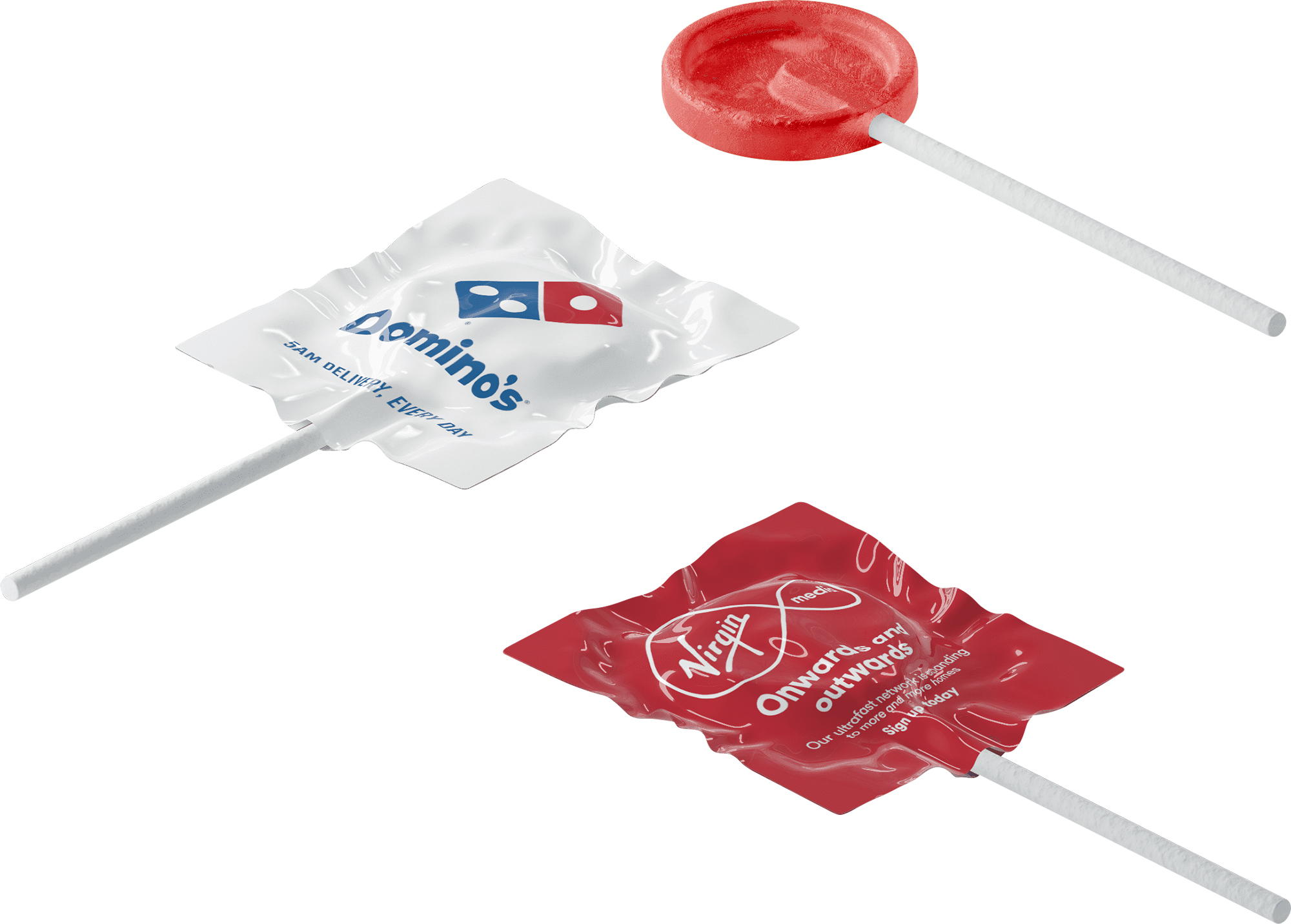 Picture of Flat round lollipop (approx. 5.6g)