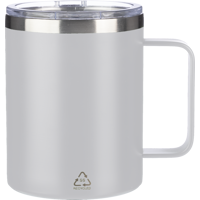 Recycled double walled travel mug (300 ml) 1097560_002 (White)