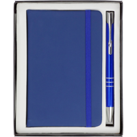 Notebook with ballpen (approx. A6) 3582_005 (Blue)