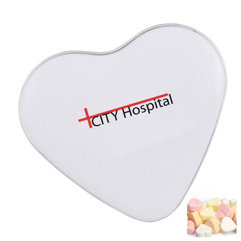 Heart tin with fruit heart sweets CX0182_002 (White)