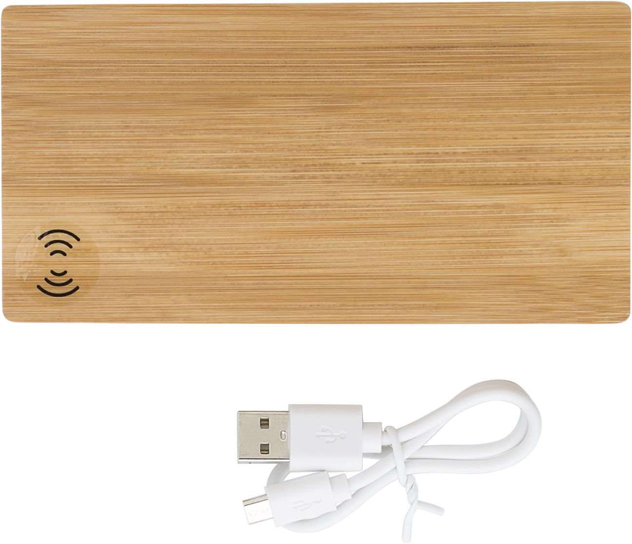 Picture of Bamboo power bank. (6000 mAh)