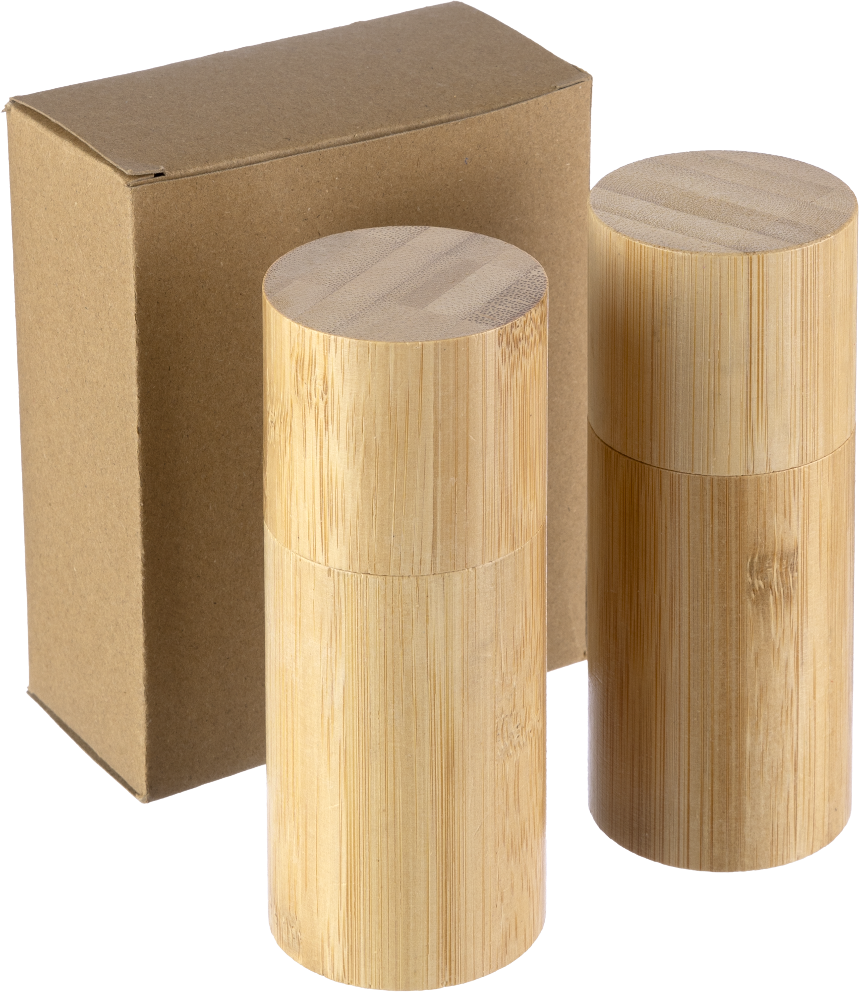 Picture of Bamboo spice mill set (2pc)