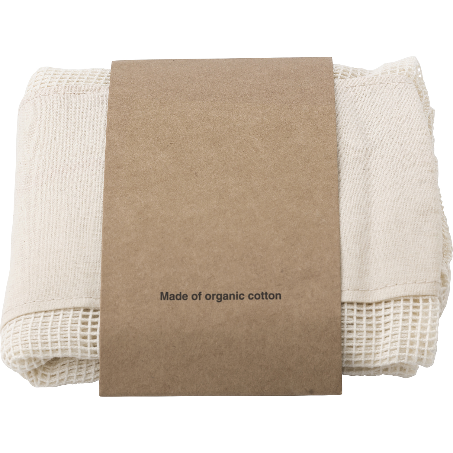 Picture of Natural cotton drawstring mesh bags