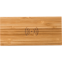 Bamboo wireless charger and clock 431964_823 (Bamboo)