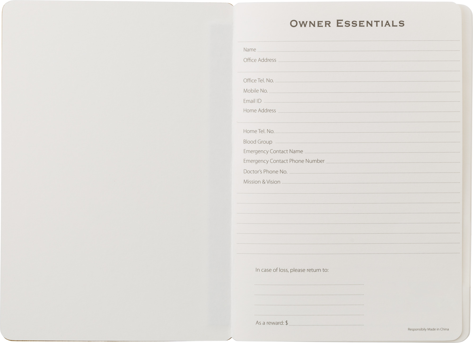 Picture of Bamboo covered notebook