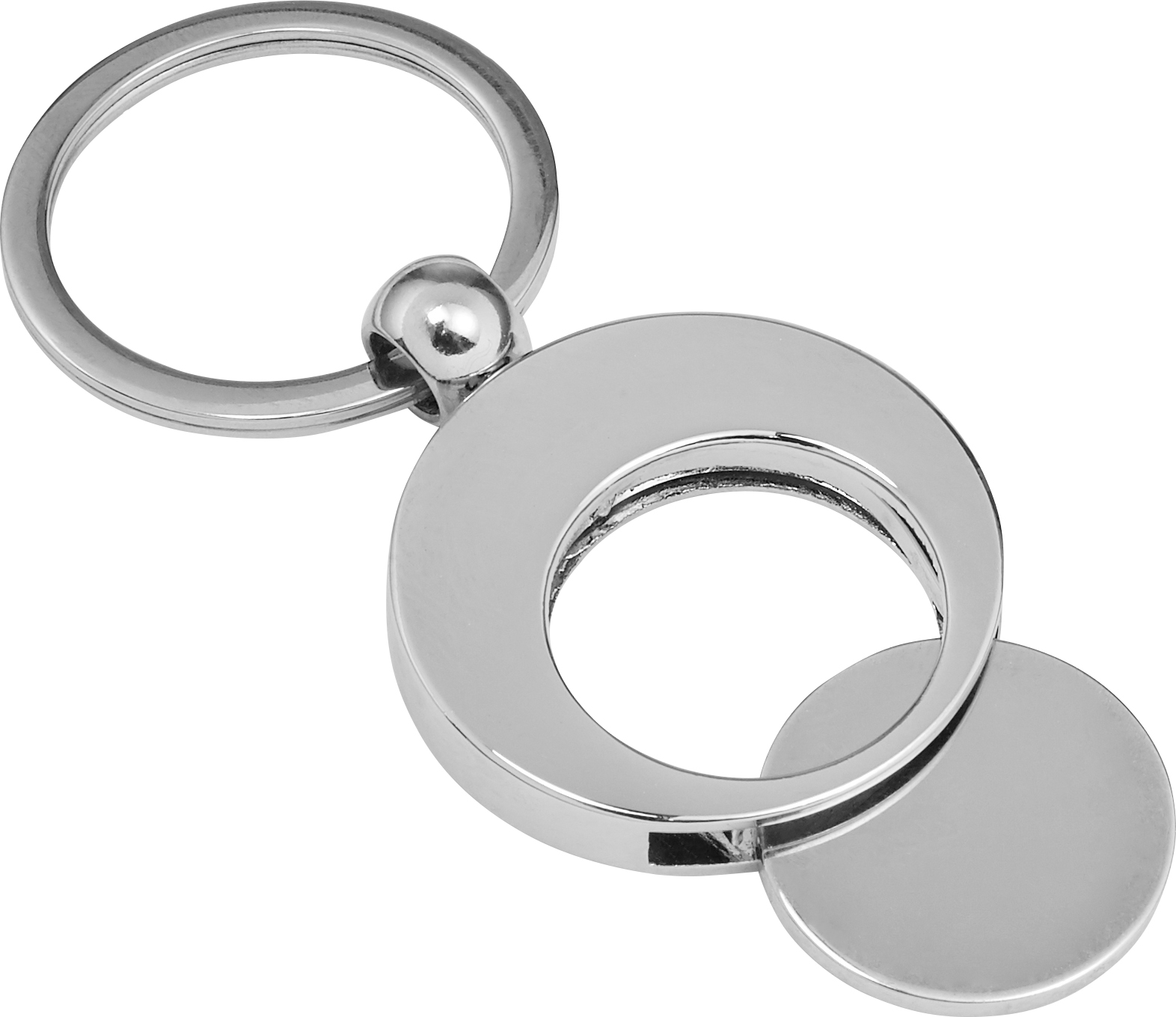 Picture of Shopping trolley coin keyring