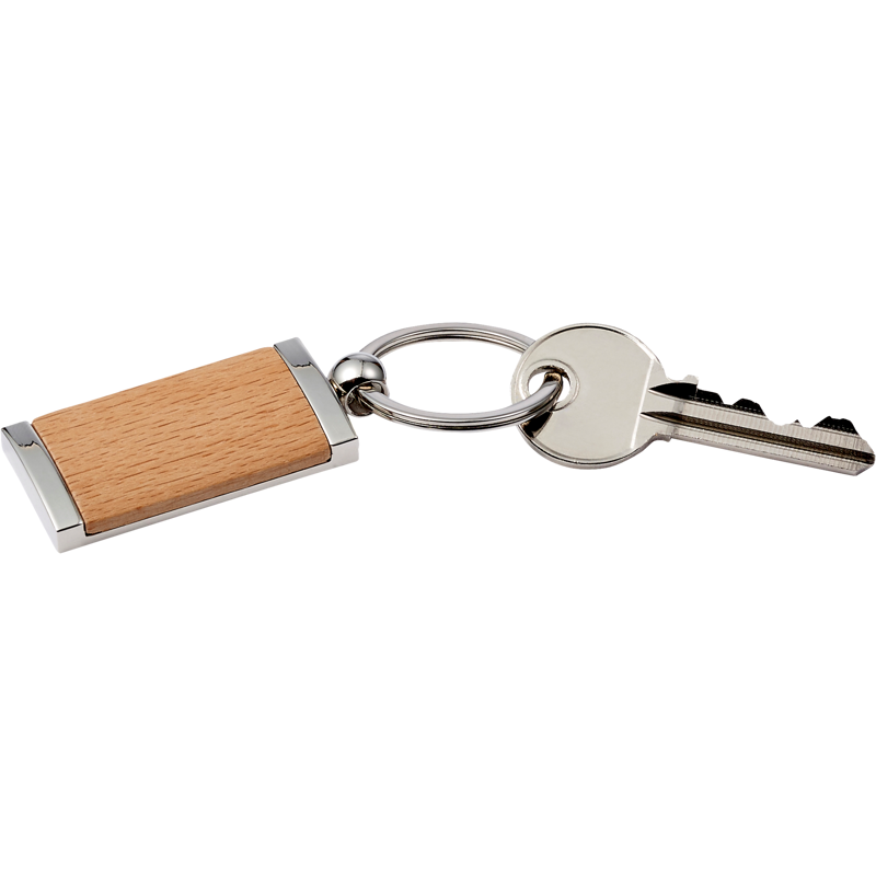 Metal and wooden key holder 8771_011 (Brown)