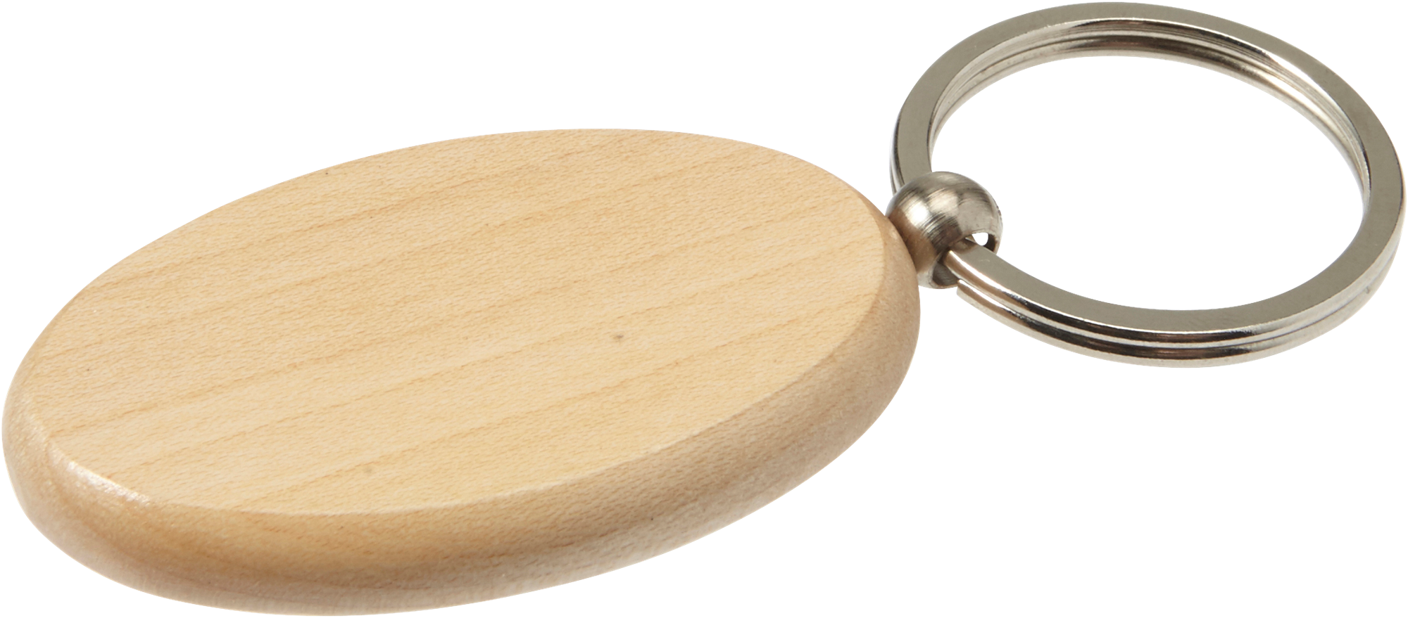Picture of Oval wooden keyring