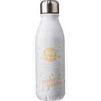 Aluminium single walled bottle (500ml) 662819_002 (White)