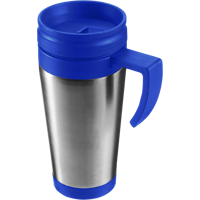 Steel travel mug (420ml) 4603_005 (Blue)