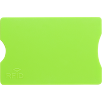 Card holder with RFID protection 7252_019 (Lime)