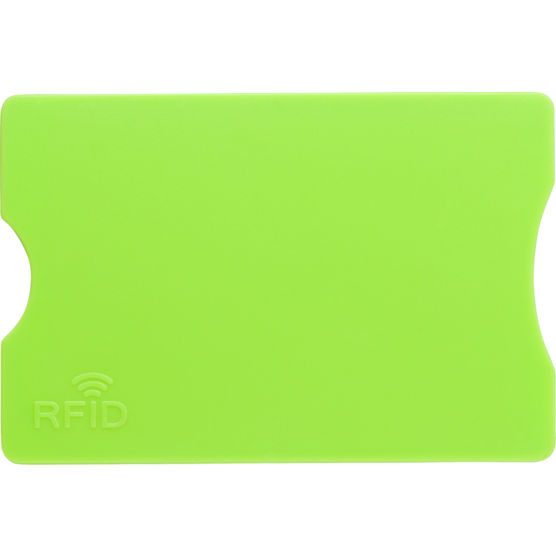 Card holder with RFID protection 7252_019 (Lime)
