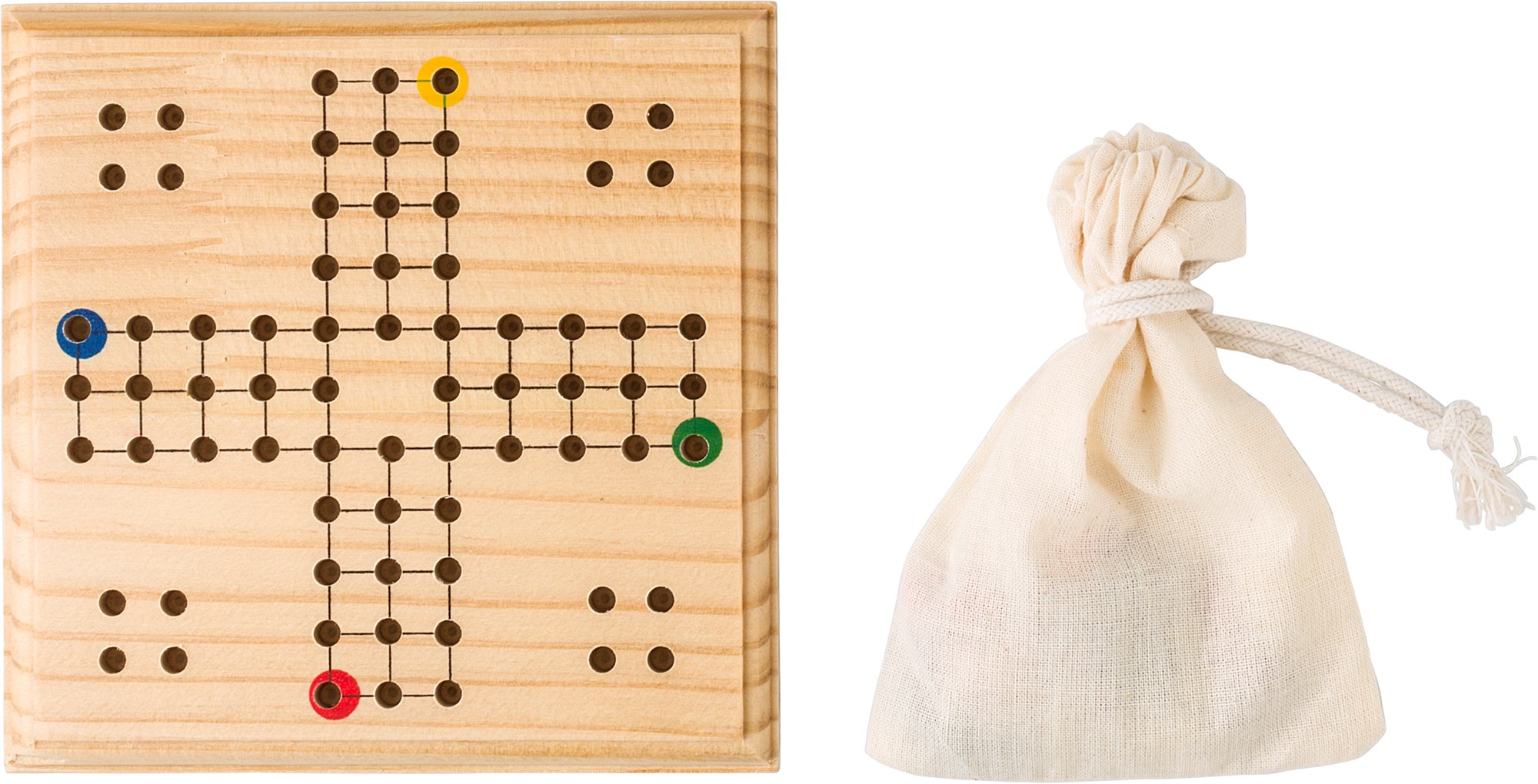 Picture of Wooden ludo game