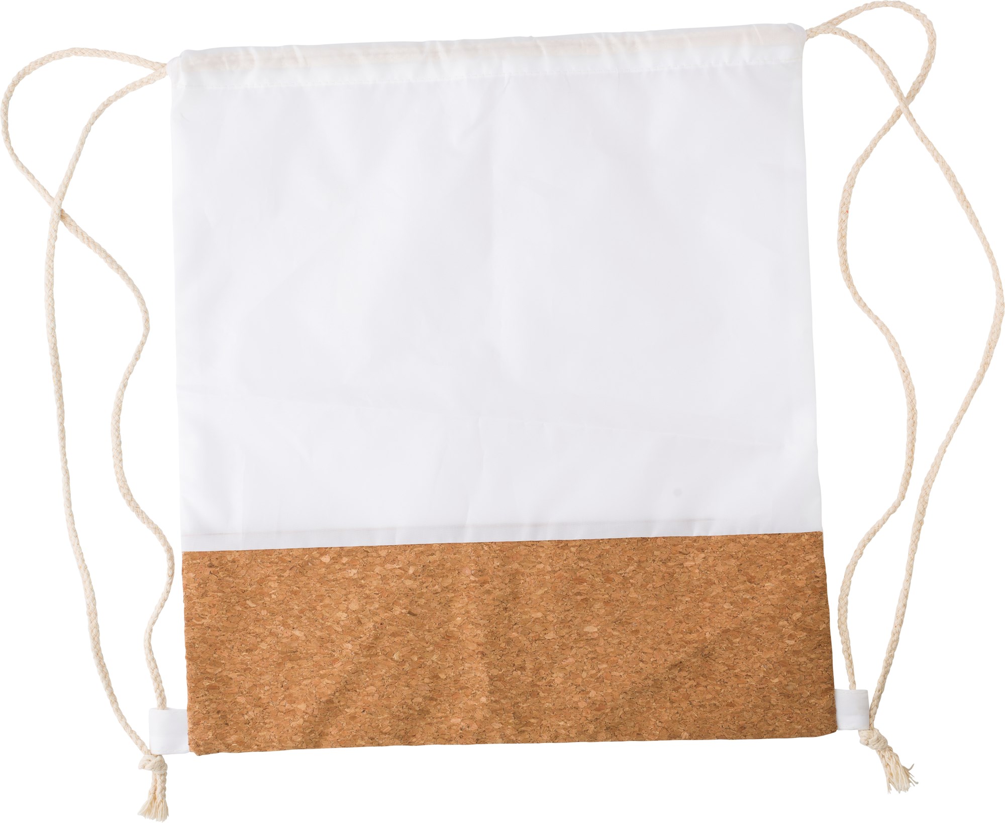 Picture of RPET and cork drawstring bag