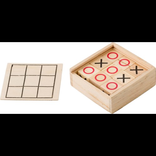 Wooden Tic Tac Toe game