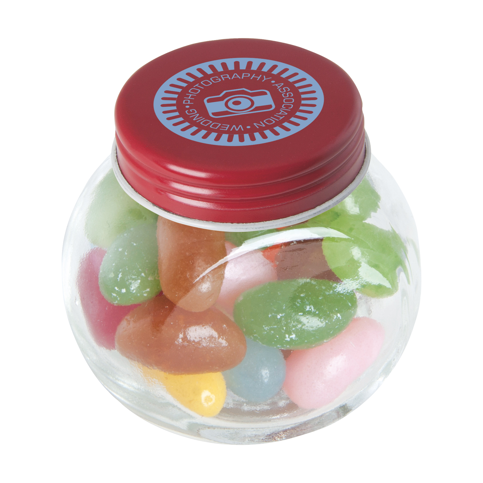 Picture of Small glass jar with jelly beans