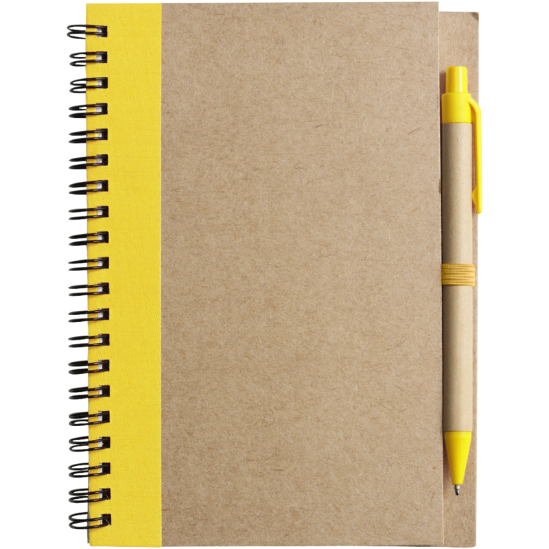 Notebook with ballpen 2715_006 (Yellow)