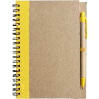 Notebook with ballpen 2715_006 (Yellow)