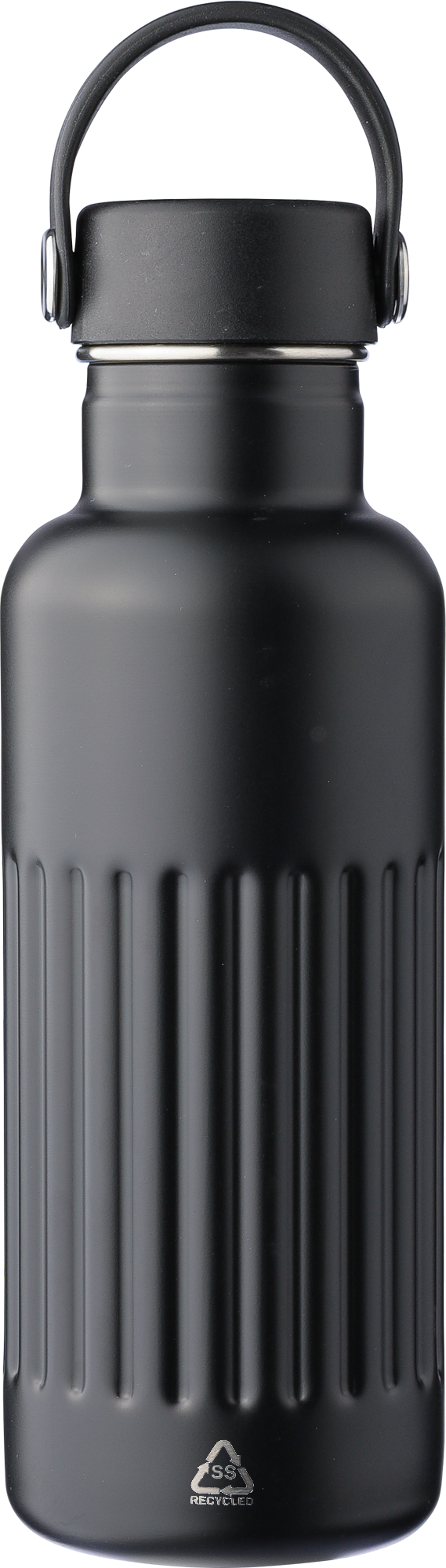 Picture of Recycled stainless steel double walled drinking bottle (500ml)