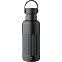 Recycled stainless steel double walled drinking bottle (500ml) 1267379_001 (Black)