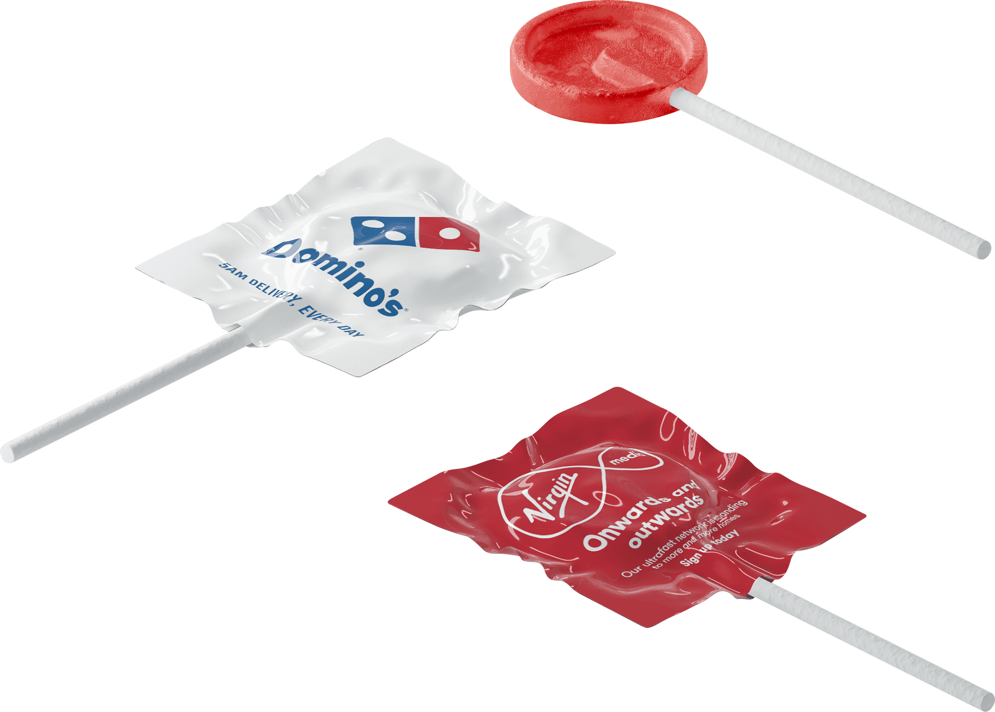 Picture of Flat round lollipop (approx. 5.6g)