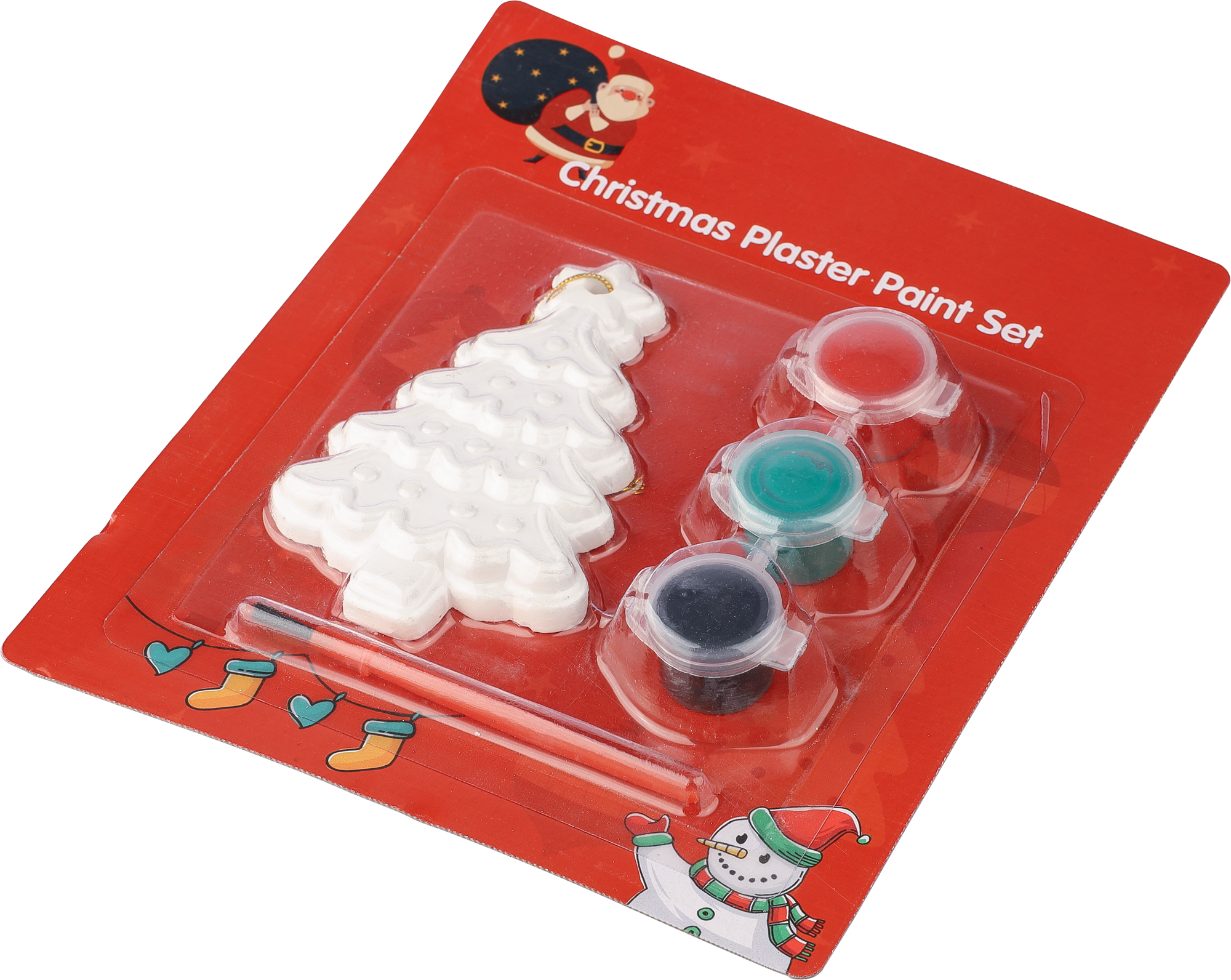 Picture of Christmas tree painting set