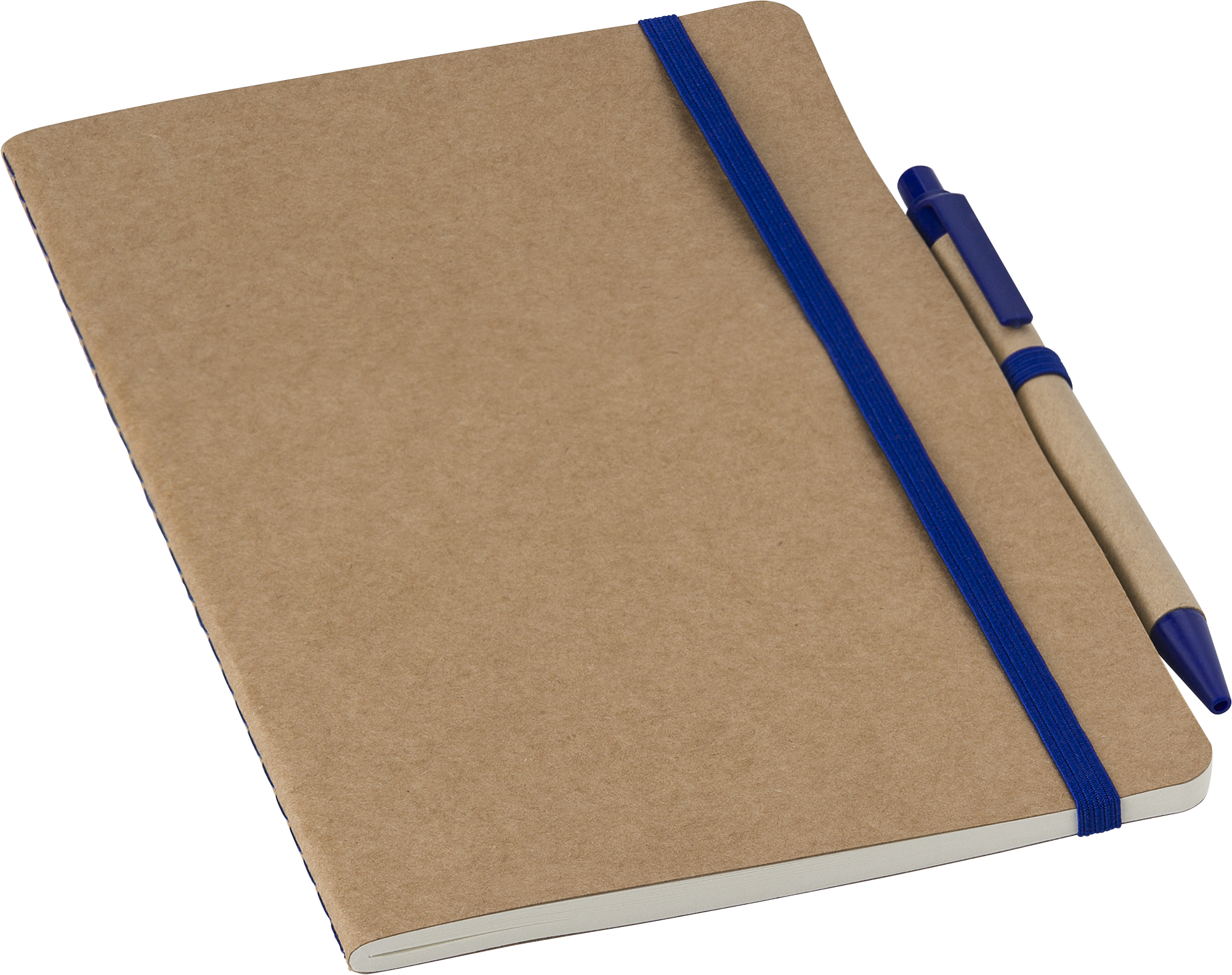 Picture of Recycled carton notebook with blank pages (approx A5) 