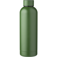 Recycled stainless steel double walled bottle (500ml) 971864_374 (Forest Green)