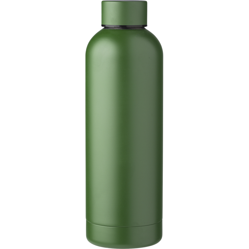 Recycled stainless steel double walled bottle (500ml) 971864_374 (Forest Green)