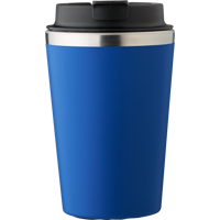 Stainless steel double walled travel mug (350ml) 1042451_023 (Cobalt blue)