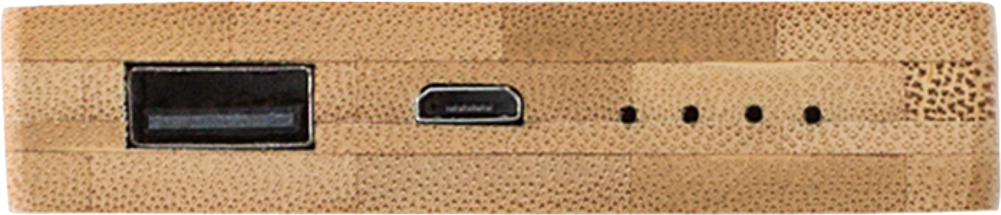 Picture of Bamboo power bank. (4000 mAh)
