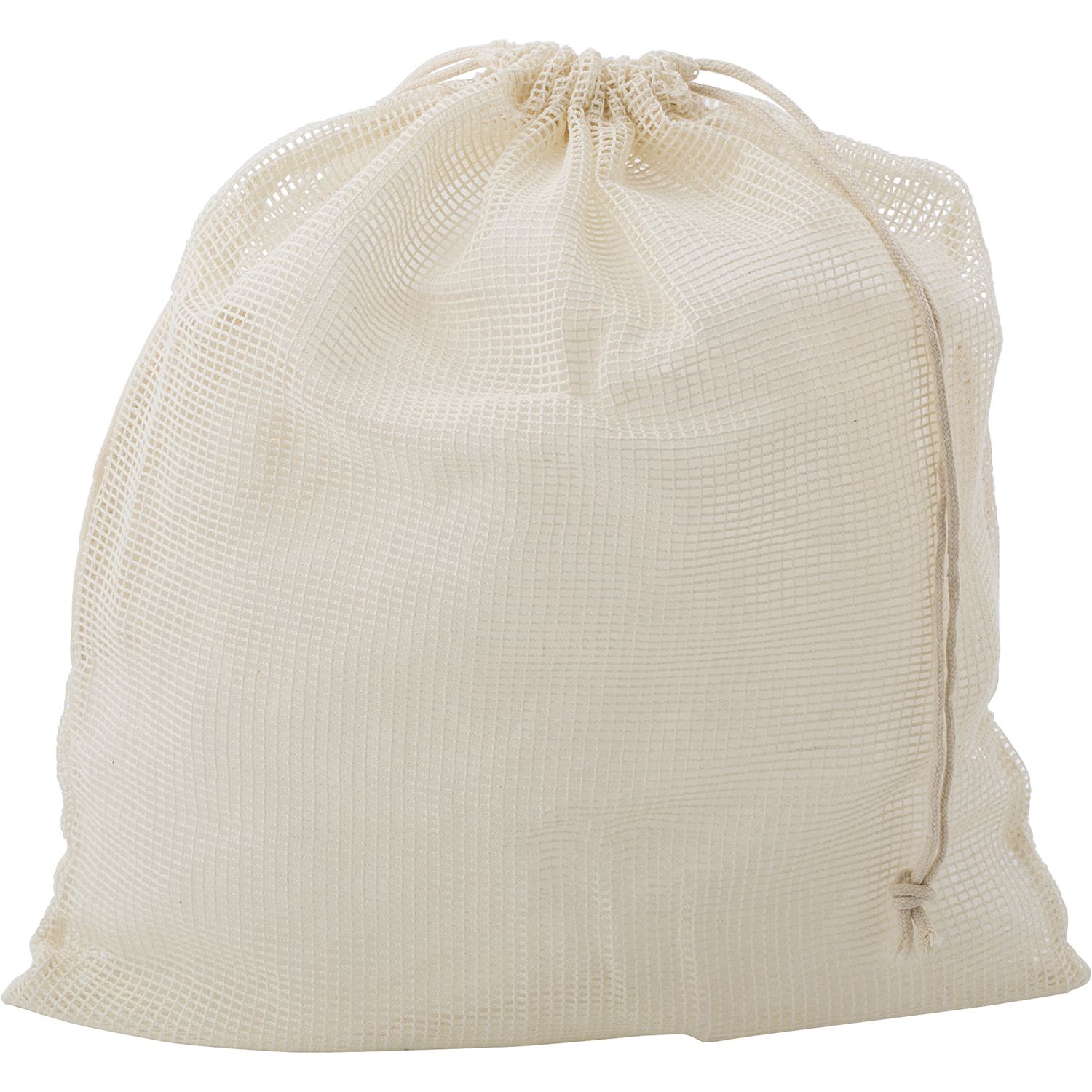 Picture of Natural cotton drawstring mesh bags