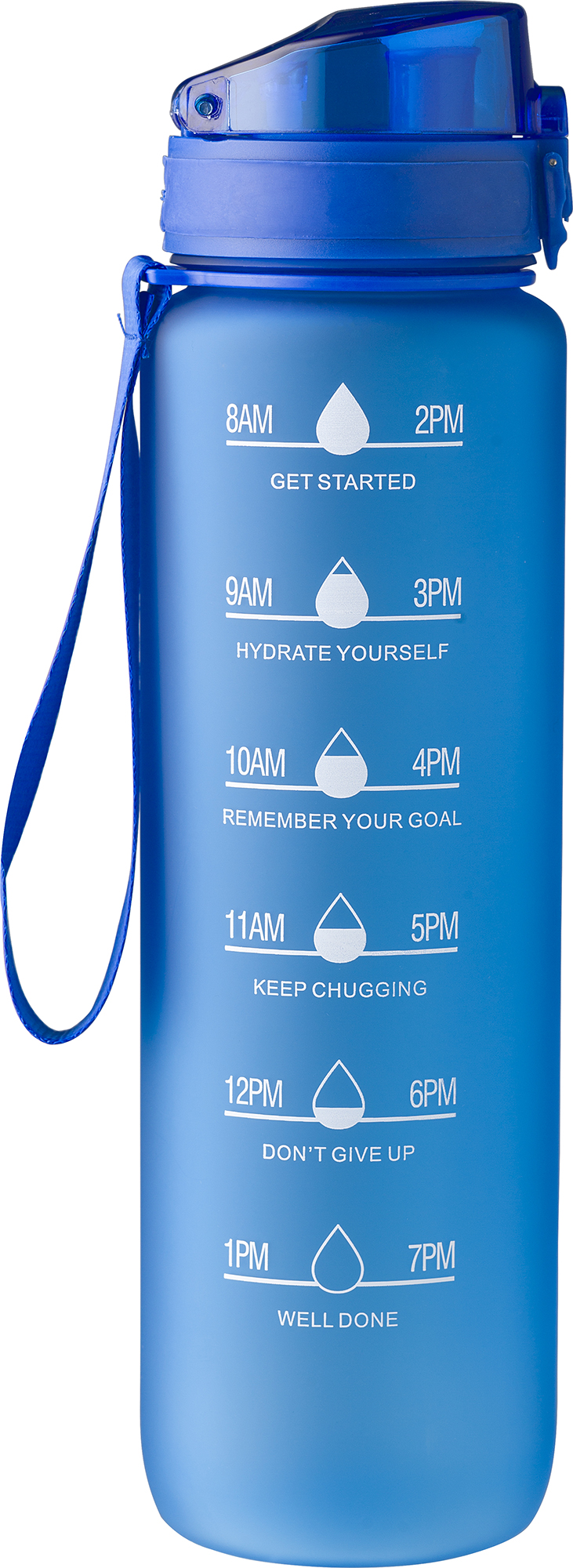 Picture of RPET bottle with time markings (1000ml)