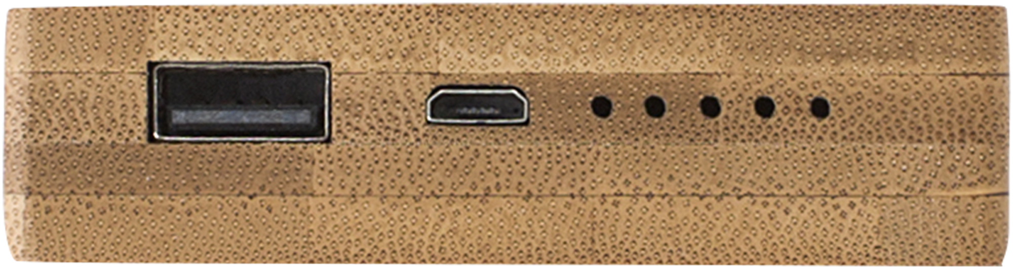 Picture of Bamboo power bank. (6000 mAh)