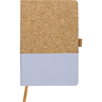Cork and cotton notebook (approx. A5) 967381_015 (Lilac)