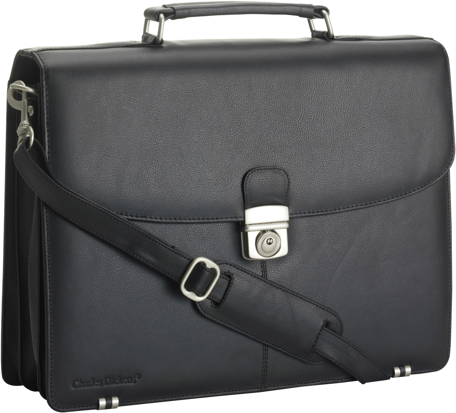 Picture of Charles Dickens® leather briefcase