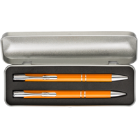 Aluminium writing set 9032_007 (Orange)