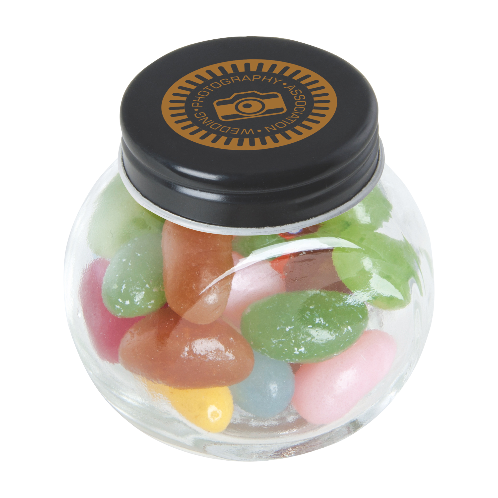 Picture of Small glass jar with jelly beans