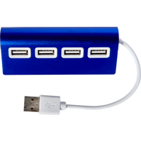Aluminium USB hub 7737_005 (Blue)
